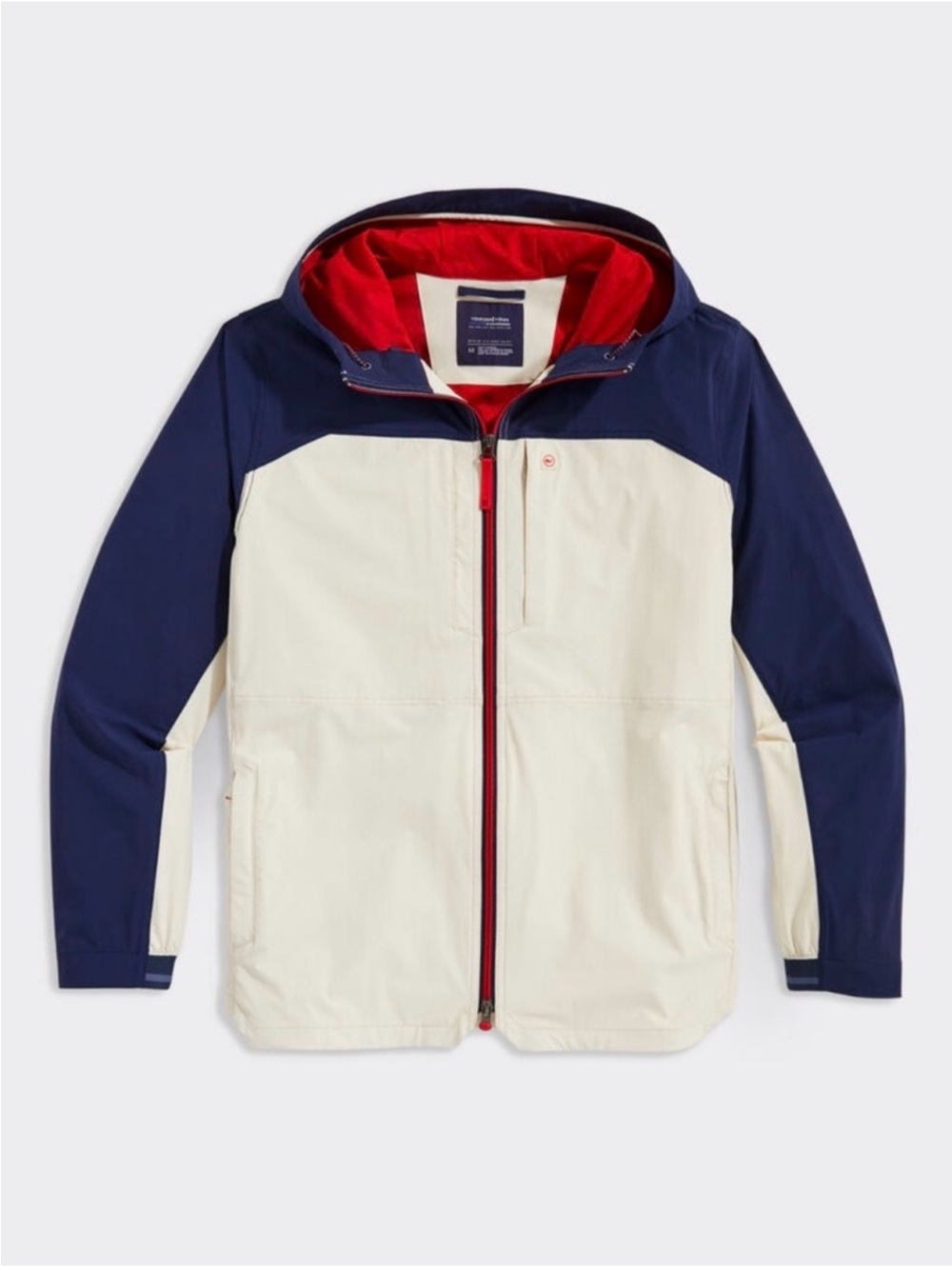 Vineyard Vines Navy and Cream Windbreaker - NWT